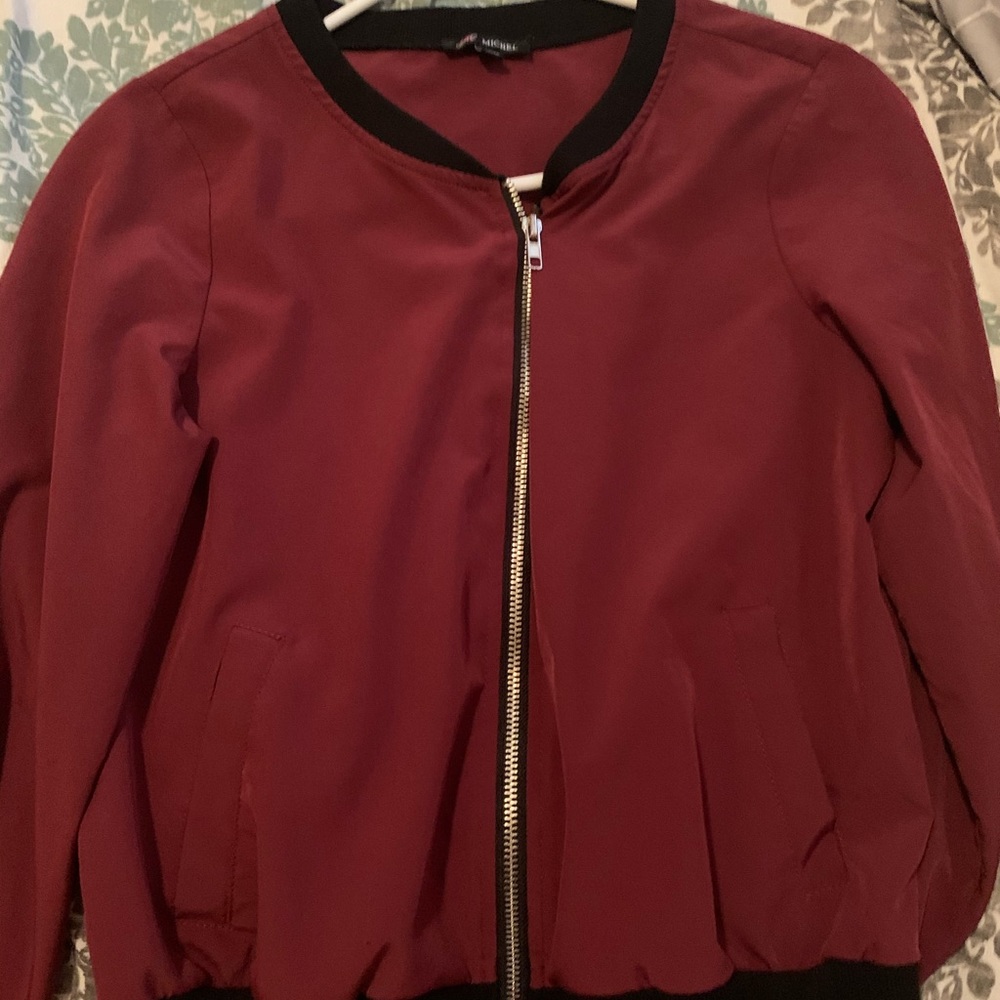 burgundy sweater